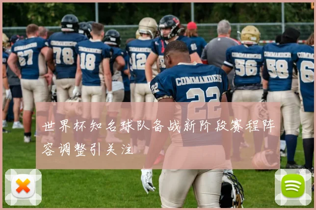 世界杯知名球队备战新阶段赛程阵容调整引关注